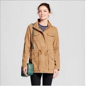 Women's Twill Anorak Hooded Jacket - A New Day